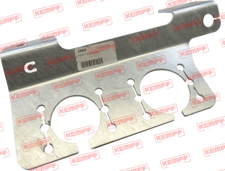 Preview: 25469 Kempf Halter f. Elektroausr., f. 3x Steckdose, links